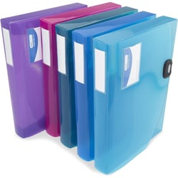 Boites de classement - Polypro - Rigide - A4 - Dos 40mm - 5 couleurs assorties