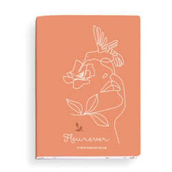 Carnet de notes à couverture souple Fleurever - A5 - 160 pages - Hirondelles & Cie