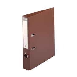 Classeur à levier PVC A4 dos de 50mm. - Marron - x 10 - Exacompta