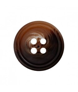Boutons dégradés costume Polyester 4 trous 20mm X 3 - Prym Brun Moyen marron