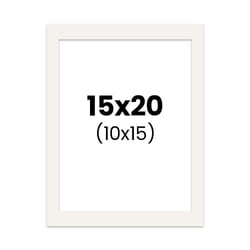 Passe-partout - Blanc cassé - 15x20cm - Photo 10x15cm - Pour cadre - Encadrement