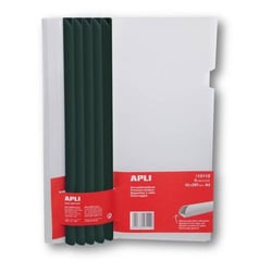 Baguettes à relier avec couvertures  noir 5 u.