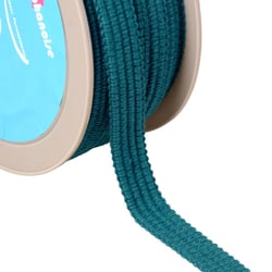 Galon quatre cordons 15mm bleu canard au mètre