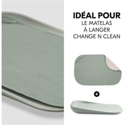 Matelas à langer Liner sauge - Hauck - Vert