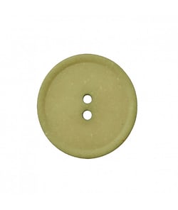 Carte de 2 boutons Costume uni polyester 2 trous 23mm - Prym Vert Olive