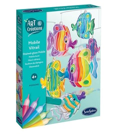 Mobile Vitrail – Poissons – Art et creations - Sentosphere - Aqua