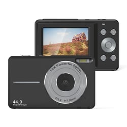 Appareil Photo Numérique Enfant 16X Zoom HD Compact Et Performant Noir Noir YONIS
