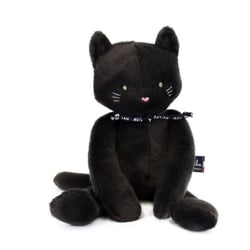 Peluche Chat noir Méloé 37cm - Maïlou Tradition
