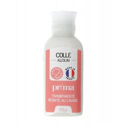 Prima Mercerie | Colle textile sans solvant | Résiste au lavage | Finition transparente | Ne tache pas |Assemblage et déco tissu