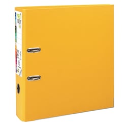 Classeur à levier Prem'Touch intérieur et extérieur en polypropylène - Dos 80mm - A4 maxi - Jaune - x 10 - Exacompta