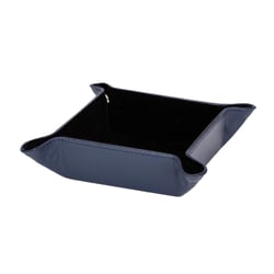 VIDE POCHE - CUIR Satiny - 12,5x12,5x4,5 cm