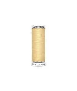 Fil à Coudre 100% polyester 200m - Gütermann 325 Jaune