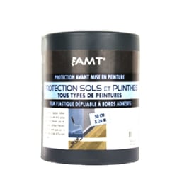 Film Plastique De Protection A Bords Adhesifs Sols - Plinthes Amt Ro29