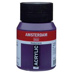 Peinture Acrylique - Violet bleuâtre permanent - 568 - Amsterdam - Pot de 500ml