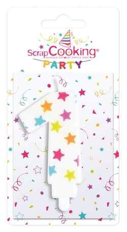 Bougie d'anniversaire numéro 1