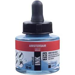 Flacon encre acrylique Acrylic Ink Amsterdam 30ml bleu grisâtre