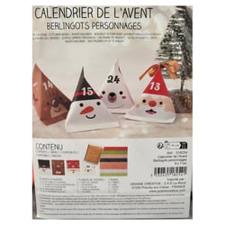 Calendrier de l'avent Berlingots personnages - Graine Creative - Beige