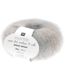 Essentials Super Kid Mohair Loves Silk Spray Spray- 25gr - de Rico Design : Légèreté et élégance dans chaque maille 08 Romantic