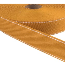 Sangle point sellier 30mm moutarde au mètre