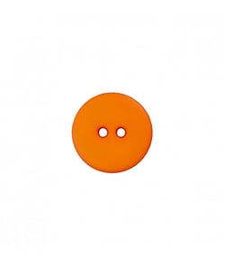 Carte de 4 boutons polyester Rond 2 trous 12mm - Prym - certifié Oeko-Tex Orange