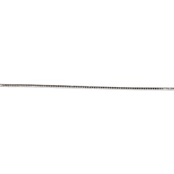 Bandes de perles en cire, argent, 20x0,2cm, 11 pces