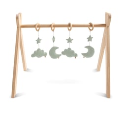 Arche d'éveil bois avec 4 jouets