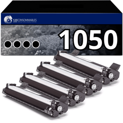 TN1050 - Pack 4 toners Brother TN-1050 compatible HL-1110 DCP-1612W MFC-1910W HL-1210W - 123CONSOMMABLES