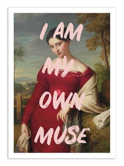 Affiche 50 x 70 cm -  My own muse - Ruby and B