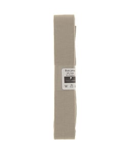 Biais de jersey en coton uni 1,5m x 20mm - Passion Rubans Marron
