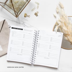 Agenda Journalier Non Daté Eden