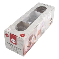 Boules de Noel en plastique à décorer facettée 8cm