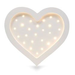 Lampe Veilleuse Cœur blanc