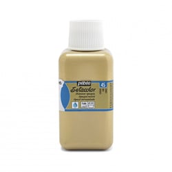 Pot de peinture pour tissu - Textile - Or moiré - Pébéo - Setacolor - 250ml