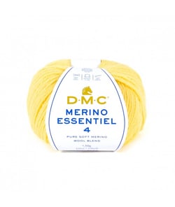 Pelote de laine Merino Essentiel 4 - DMC - Certifié Oeko-Tex 875 Jaune