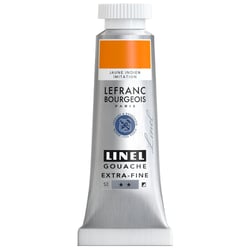 Gouache - Extra-fine - Jaune indien - 181 - Lefranc Bourgeois - Linel - 14ml