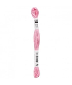 Fil à broder mouliné Uni - Rico Design 055 Rose