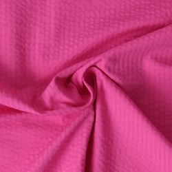 Tissu  Voile de Coton  uni Ondela Rose fuchsia