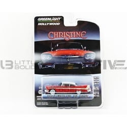 Voiture Miniature de Collection - GREENLIGHT COLLECTIBLES 1/64 - PLYMOUTH Fury Evil Version Christine - 1983 - Red / White - 44840B