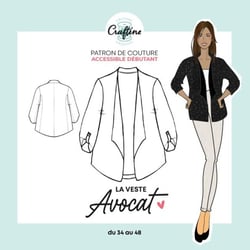 Patron Craftine Veste Avocat - Format Papier