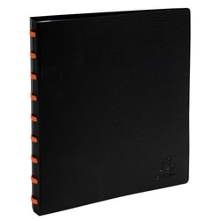 Protège-documents à anneaux avec pochettes détachables - 60 vues Exactive - A5 - Noir - x 6 - Exacompta