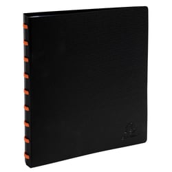 Protège-documents à anneaux avec pochettes détachables - 60 vues Exactive - A5 - Noir - x 6 - Exacompta
