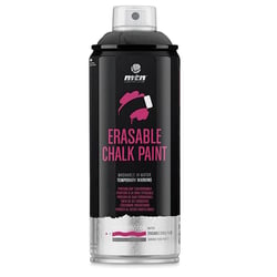 Spray de peinture - Peinture effaçable - Marquage - Noir - MTN PRO Chalk - 400ml