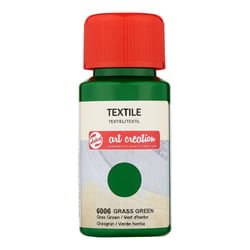 Peinture pour textile soie - vert herbe - Talens Art Creation - 50ml