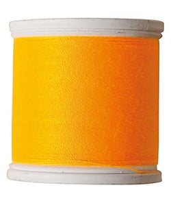 Fil à broder Néon fluo - 20m - Rico Design Orange