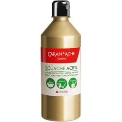 Peinture gouache - Or - Métallique - 500ml - Caran d'Ache - Gouache Eco