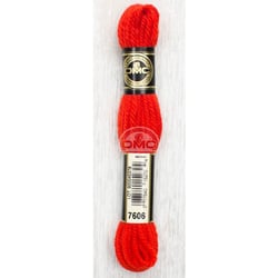 Fil de laine - DMC - Laine Colbert - 100% laine - Rouge vif - 7606 - Canevas
