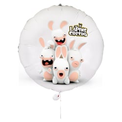 Lapins Crétins™ - Ballon aluminium, Ø 40cm