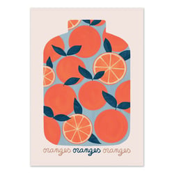 Affiche 50x70 cm - Oranges en boite - El Buen Limon