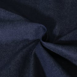 Tissu Jeans Denim Ova uni Bleu foncé