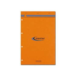 Bloc notes - A4 + - 21x31,8 cm - Petits Carreaux - 80 feuilles - Master